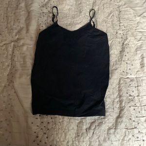 black camisole